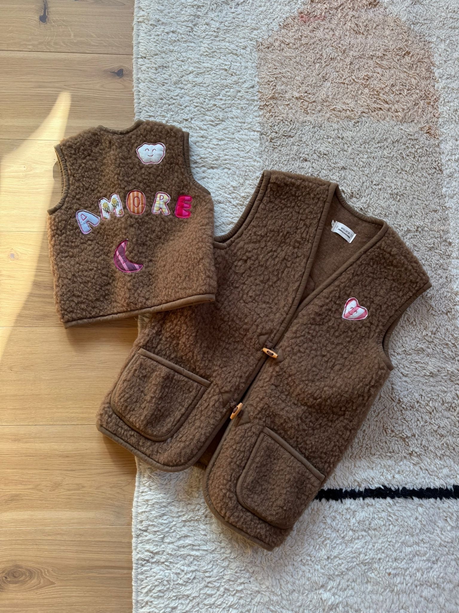 AMORE Wollweste Mama & Papa - Wollbebi