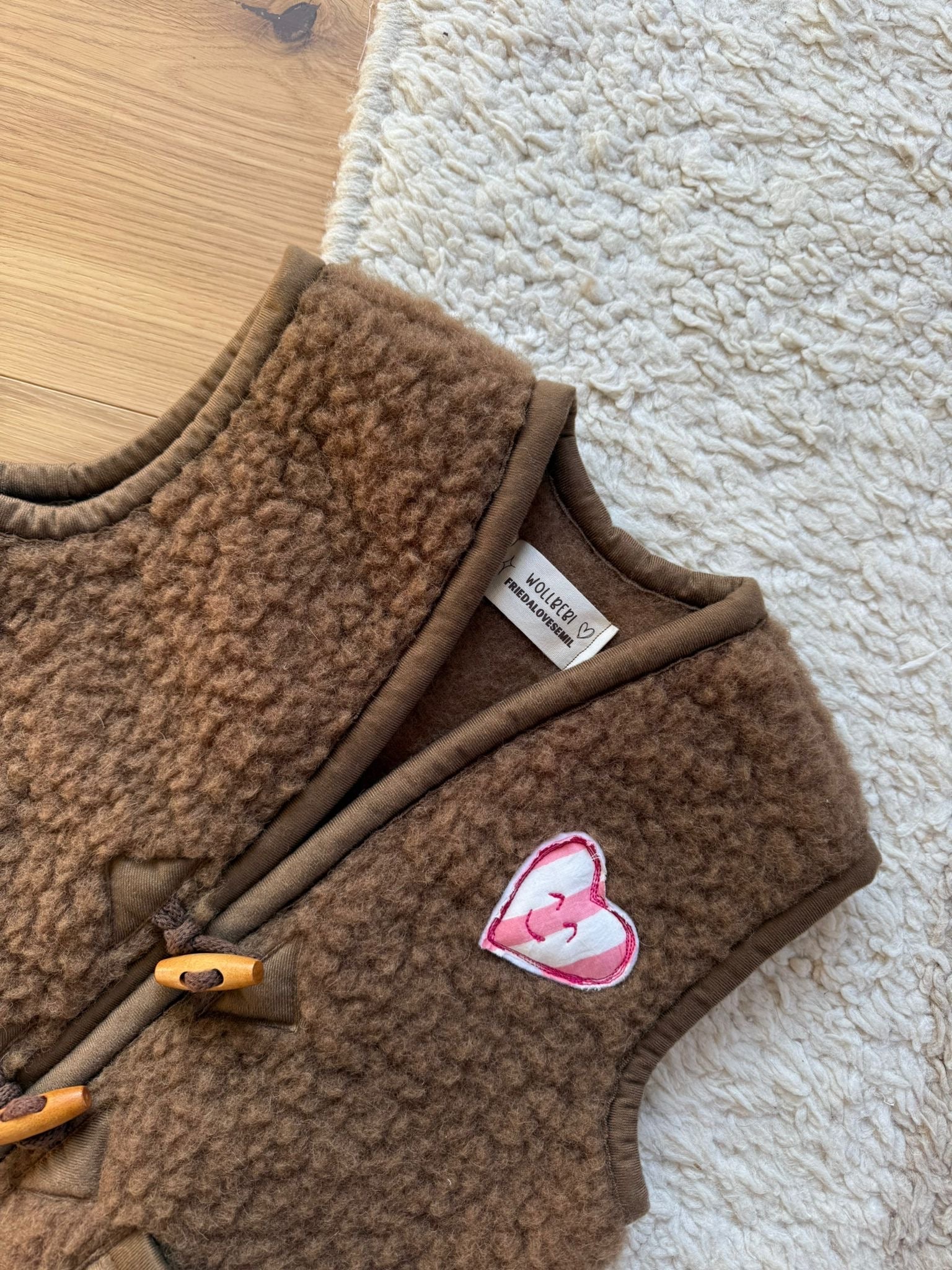 AMORE Wollweste Mama & Papa - Wollbebi