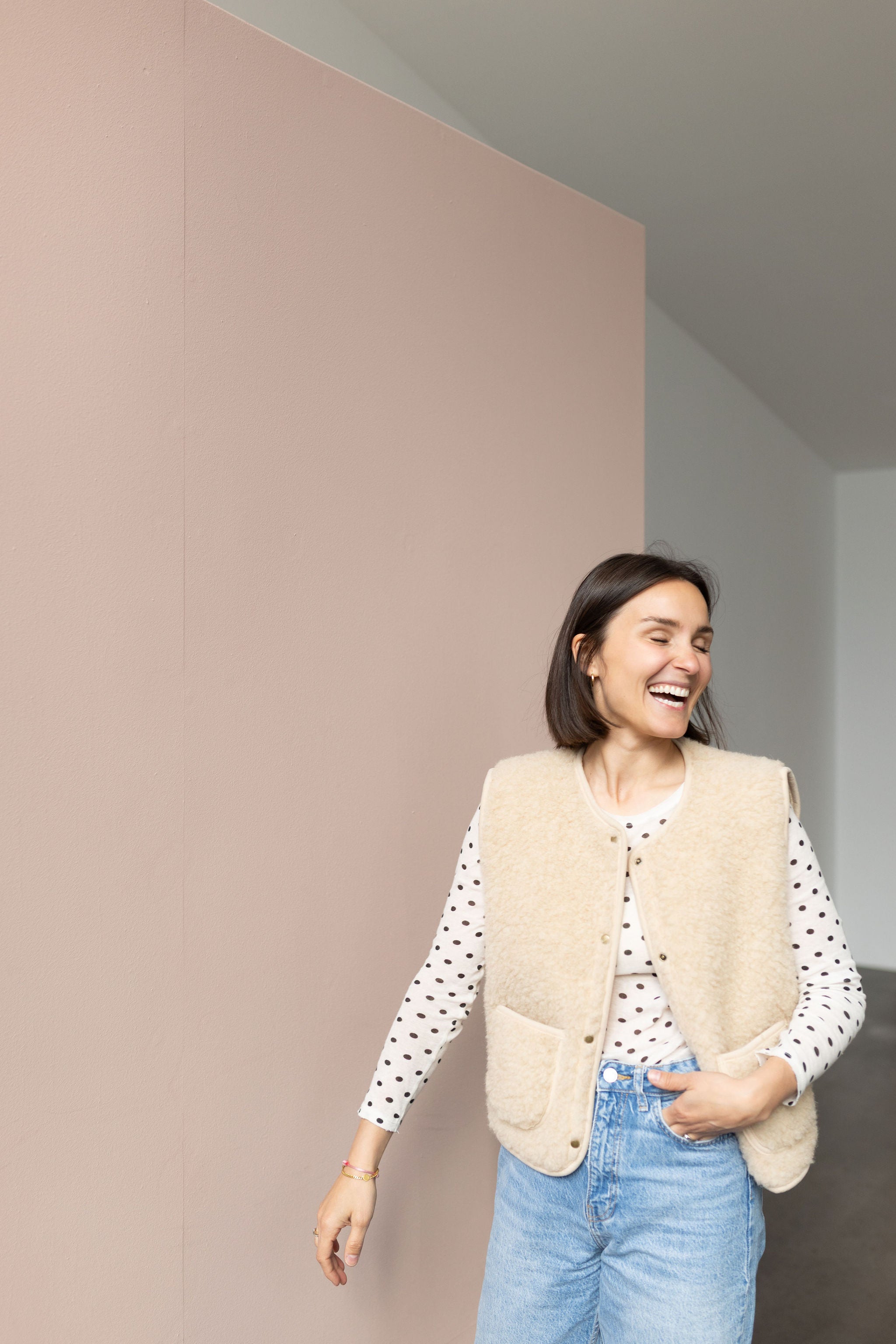 Wollweste "Dotti" für Damen