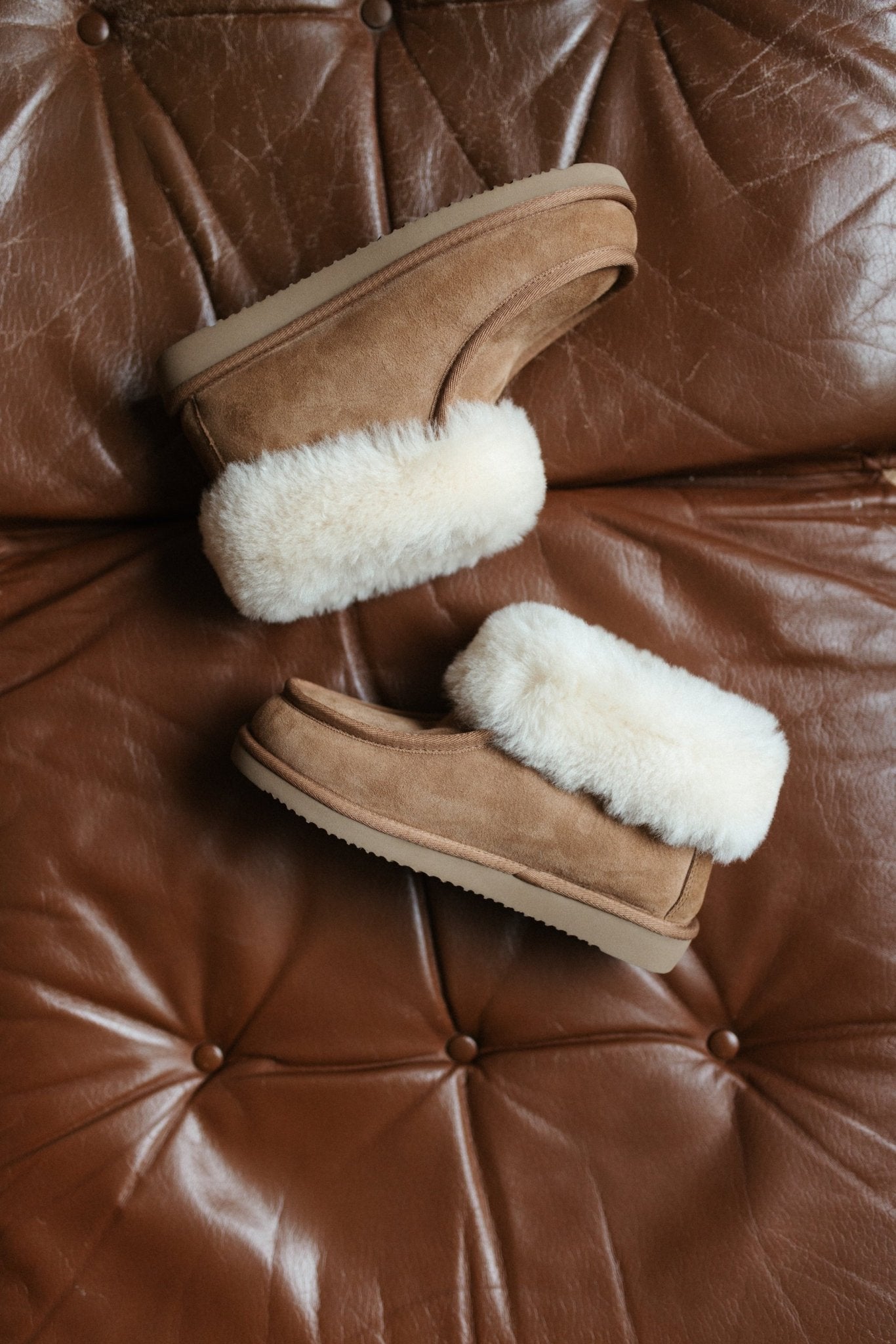 Lammfell Hausschuh "Cozy" - Wollbebi