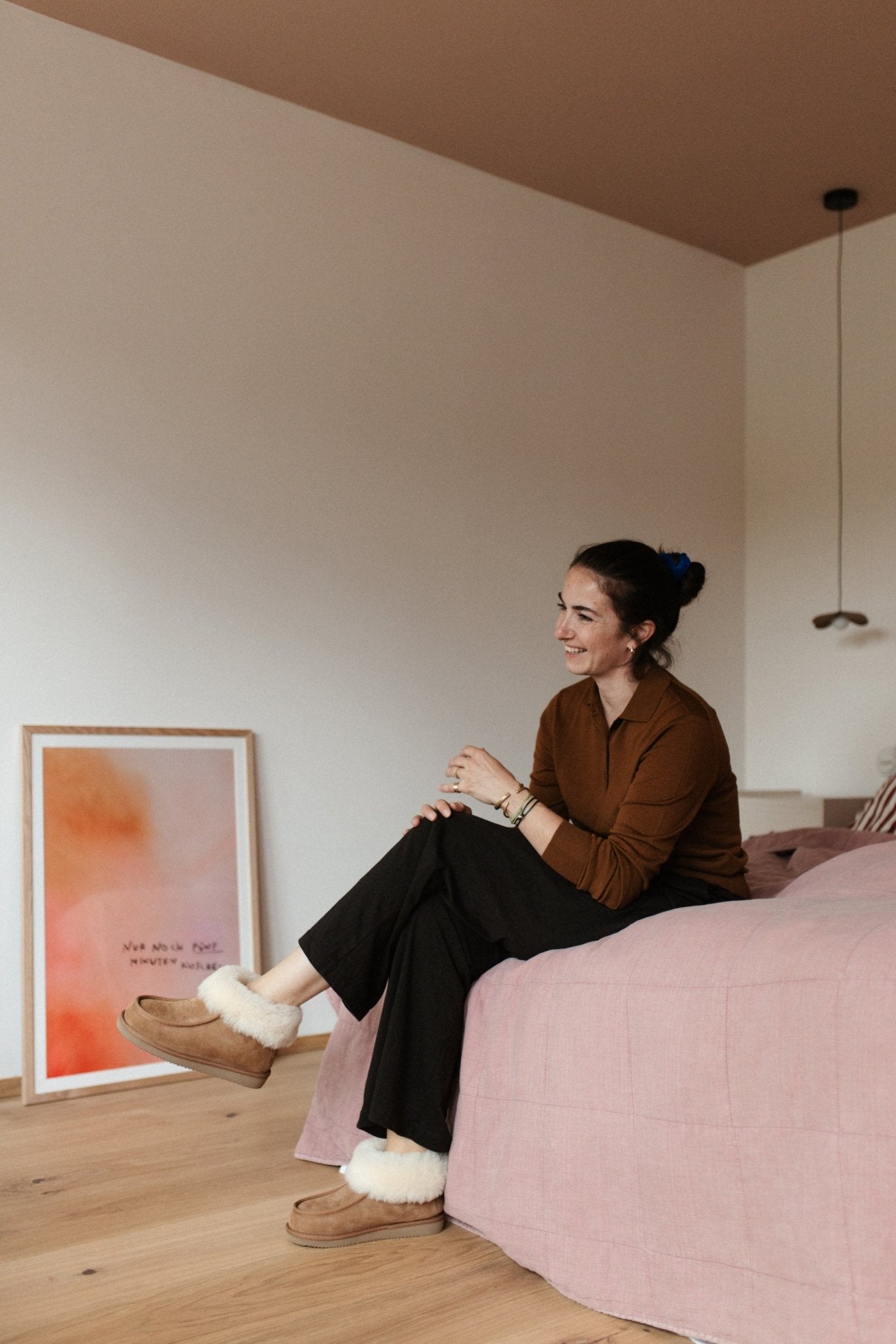 Lammfell Hausschuh "Cozy" - Wollbebi