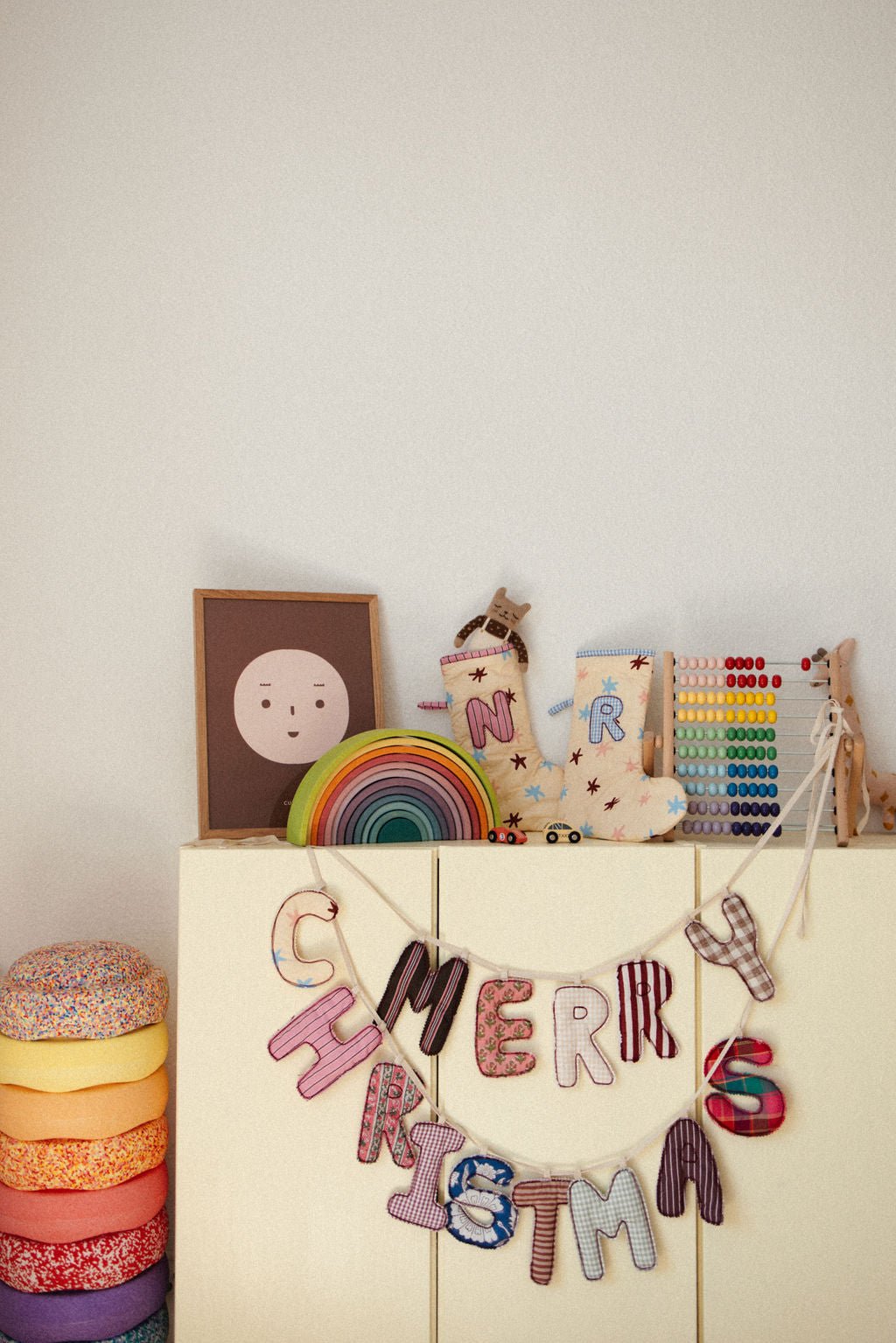 Merry Christmas Girlande - Wollbebi