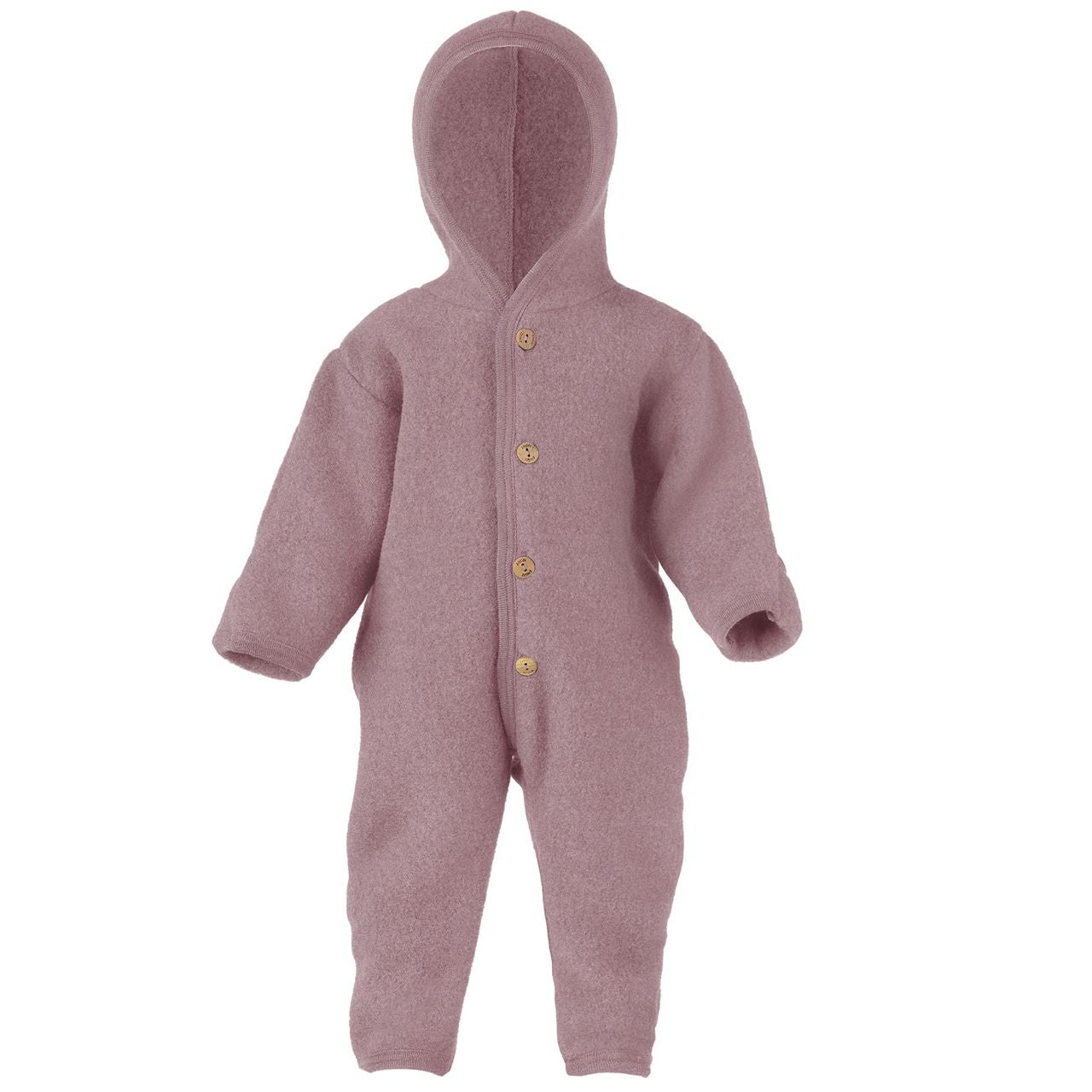 Wollfleece Overall mit Holzknöpfen - Wollbebi