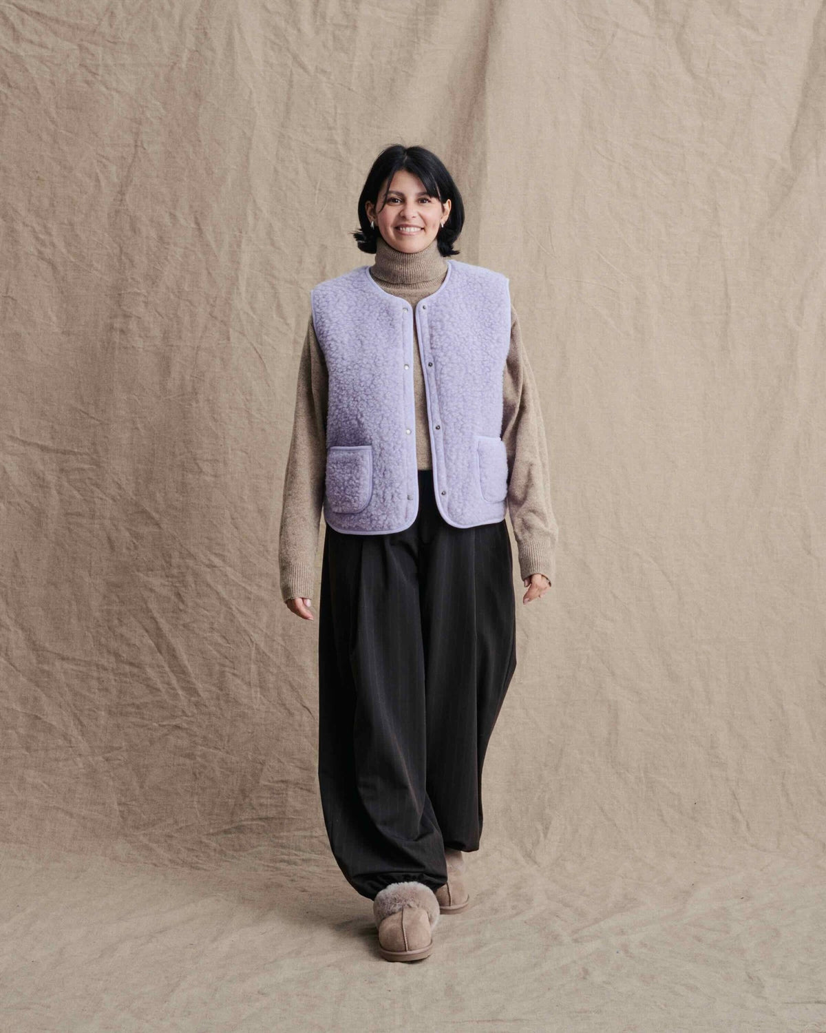 Wollweste "Dotti" für Damen - Wollbebi