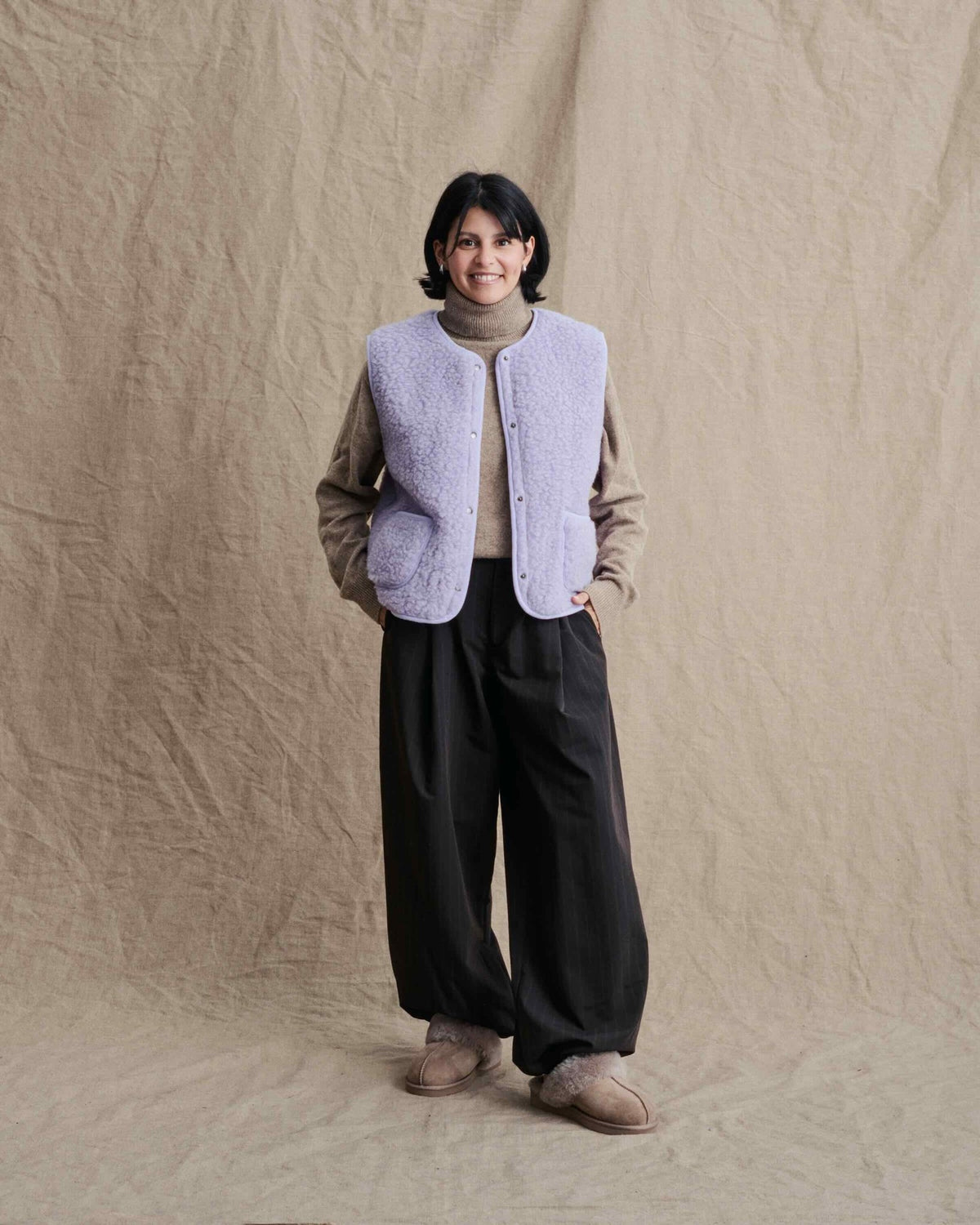 Wollweste "Dotti" für Damen - Wollbebi