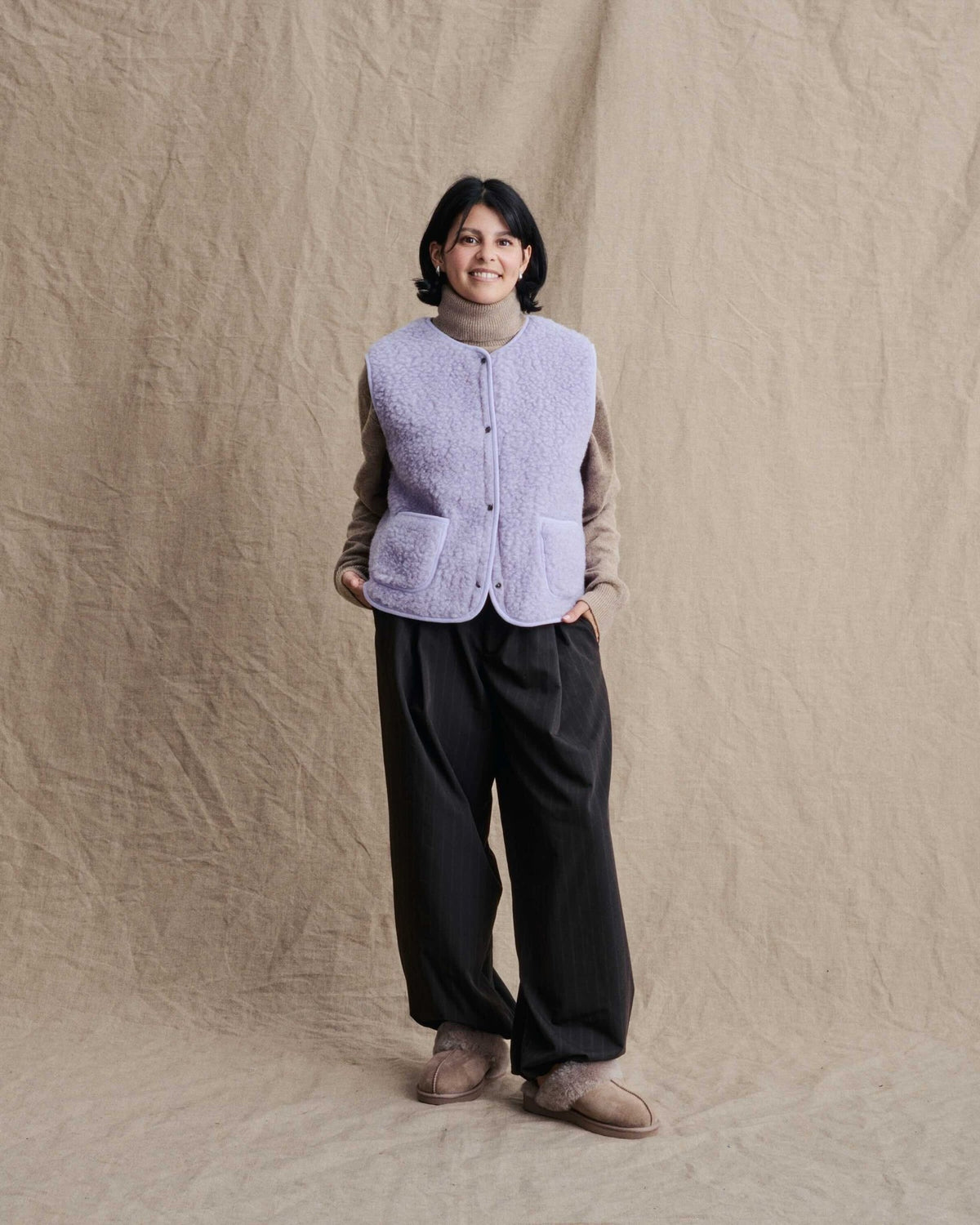 Wollweste "Dotti" für Damen - Wollbebi