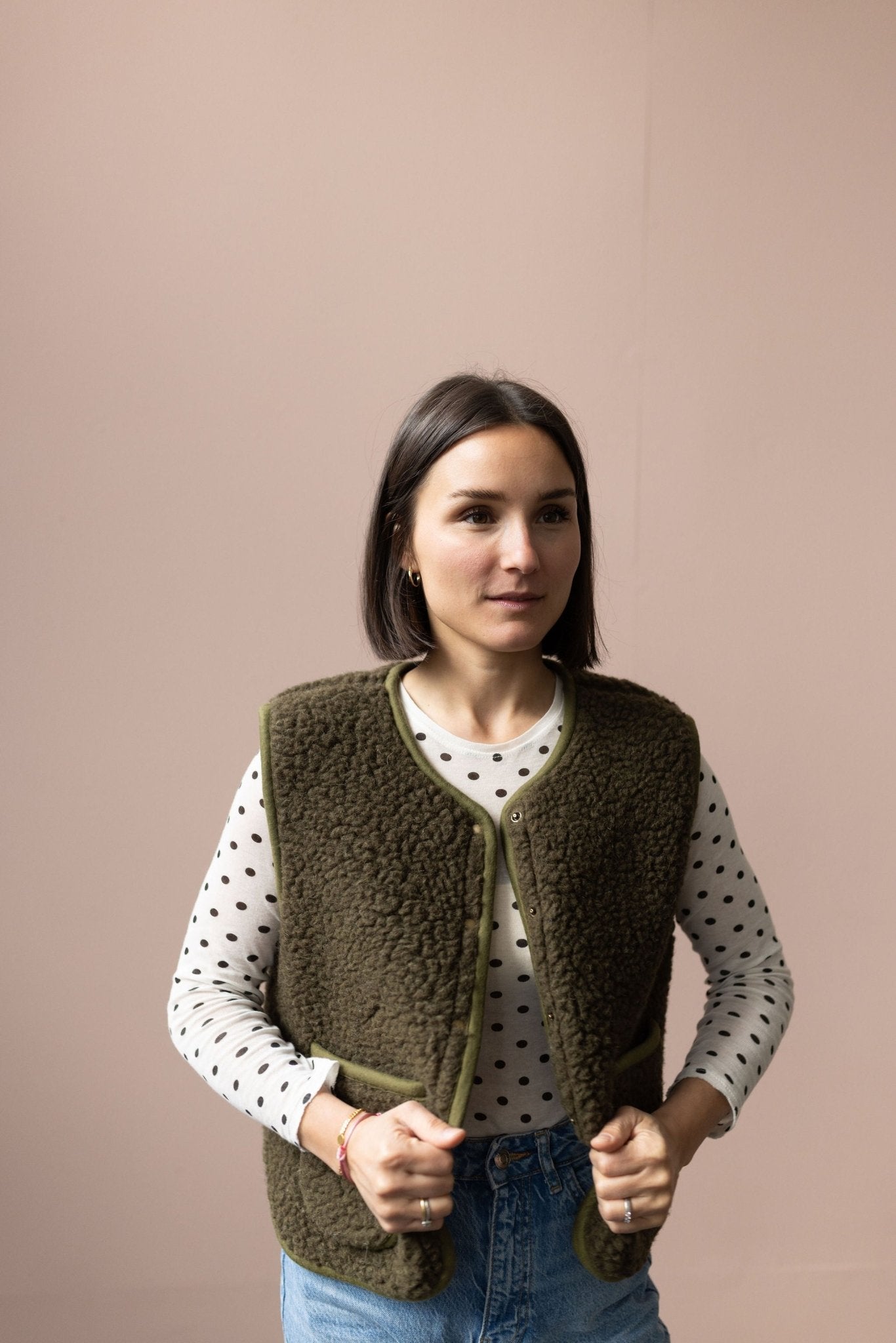 Wollweste "Dotti" für Damen - Wollbebi