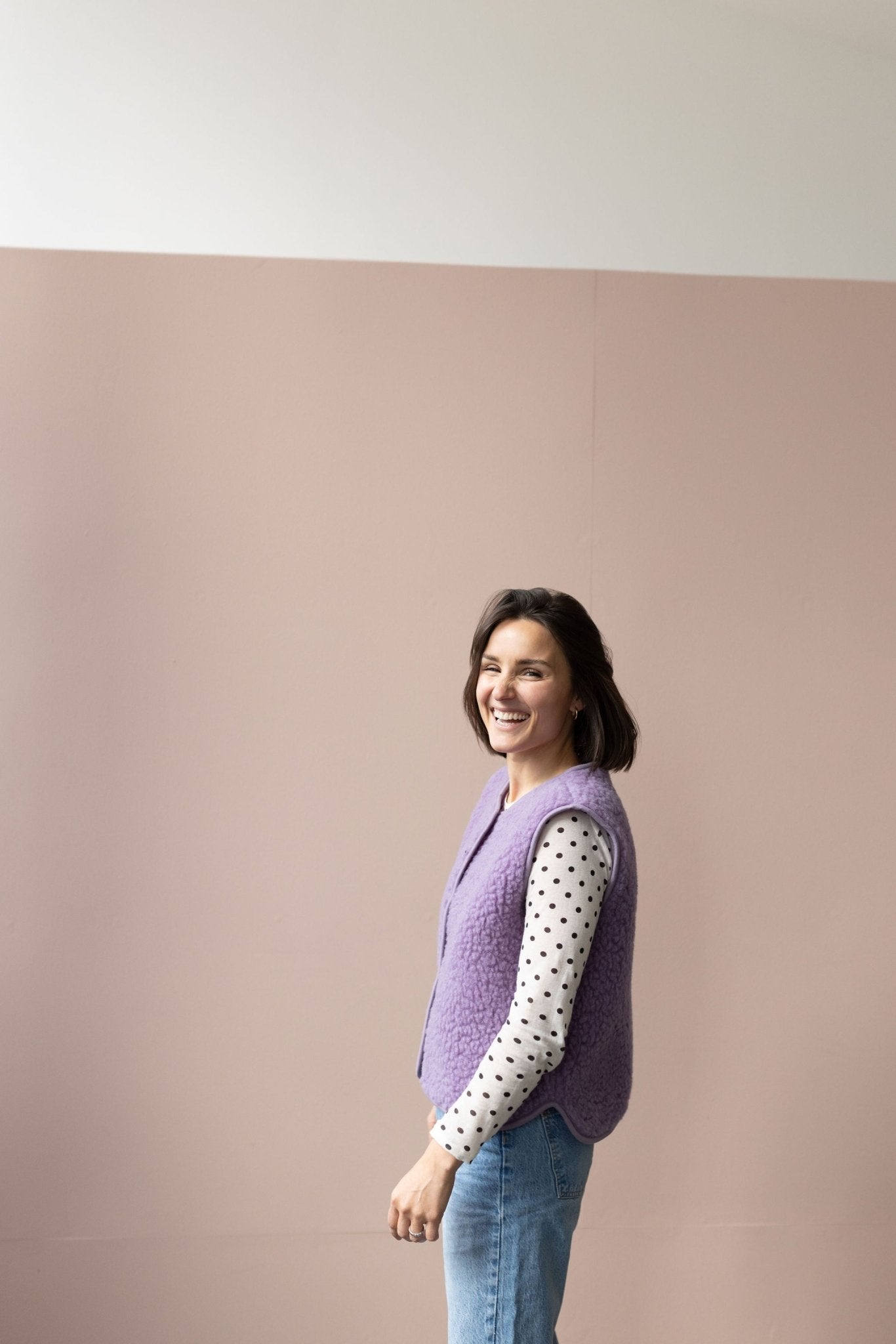 Wollweste "Dotti" für Damen - Wollbebi