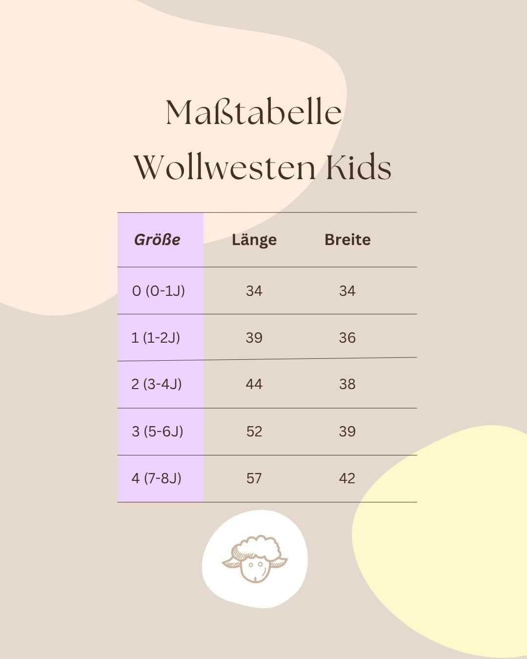Wollweste "Dotti" für Kinder - Wollbebi