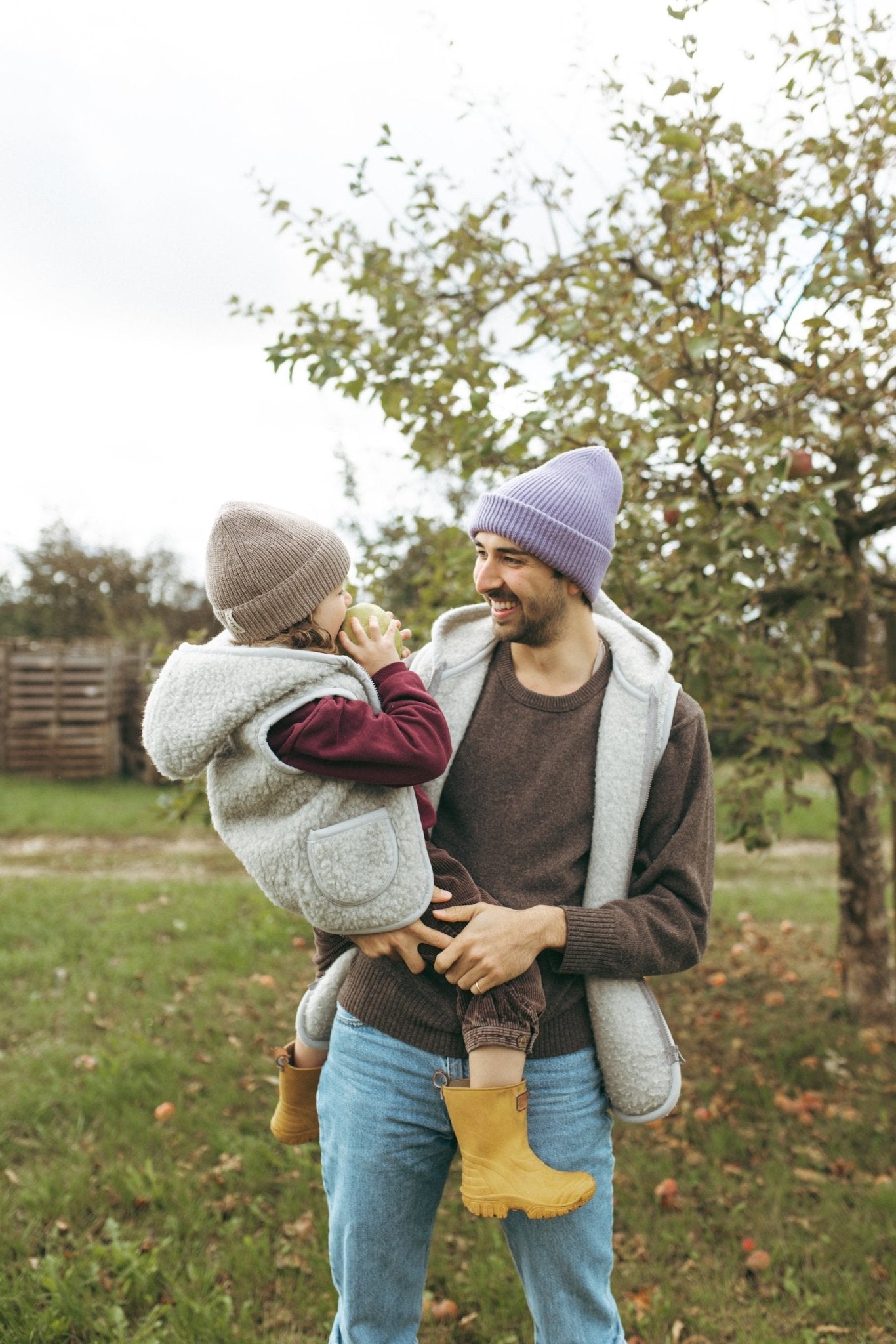 Wollweste "Hodi" mit Kapuze für Kinder - Wollbebi