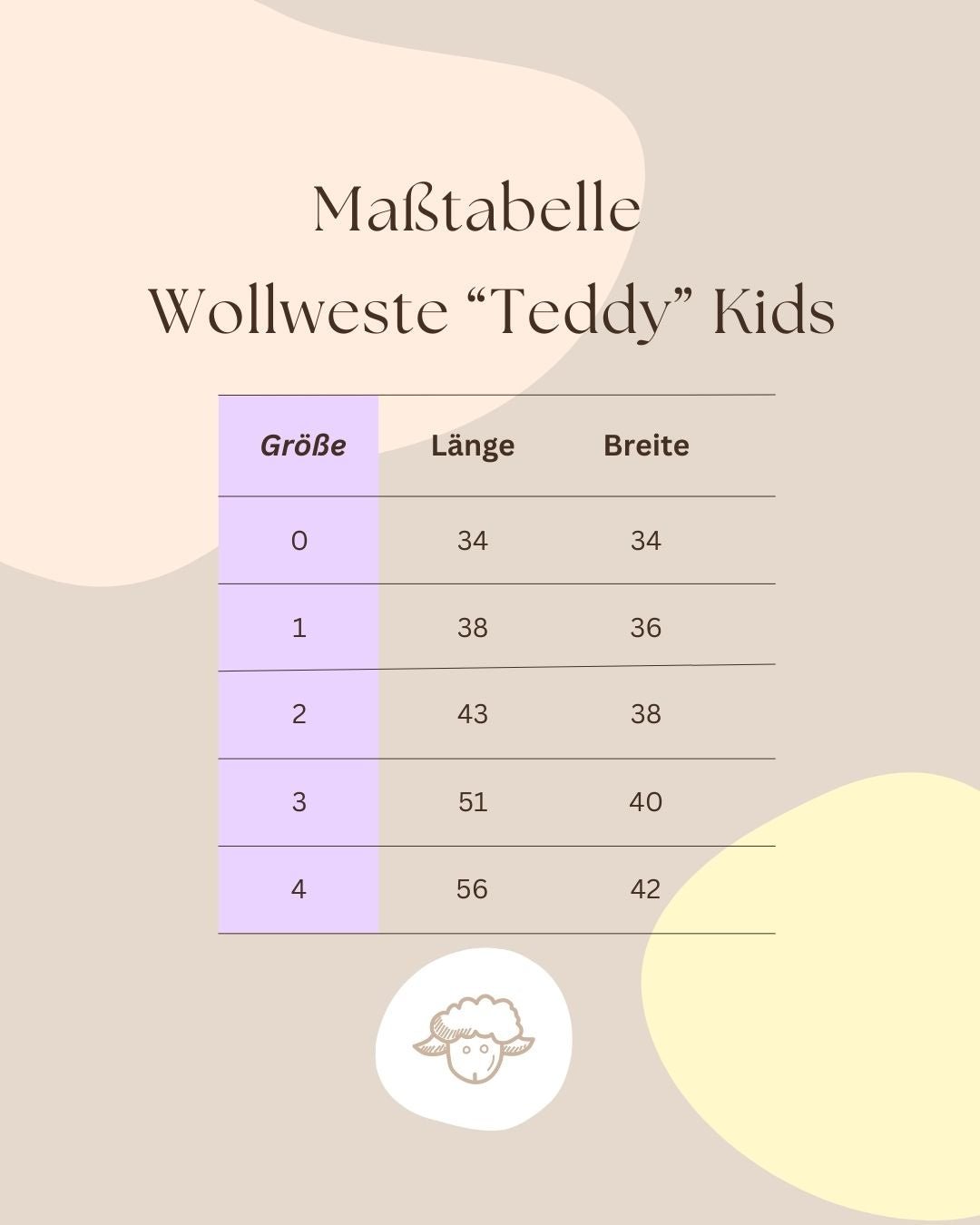 Wollweste "Teddy" für Kinder - Wollbebi