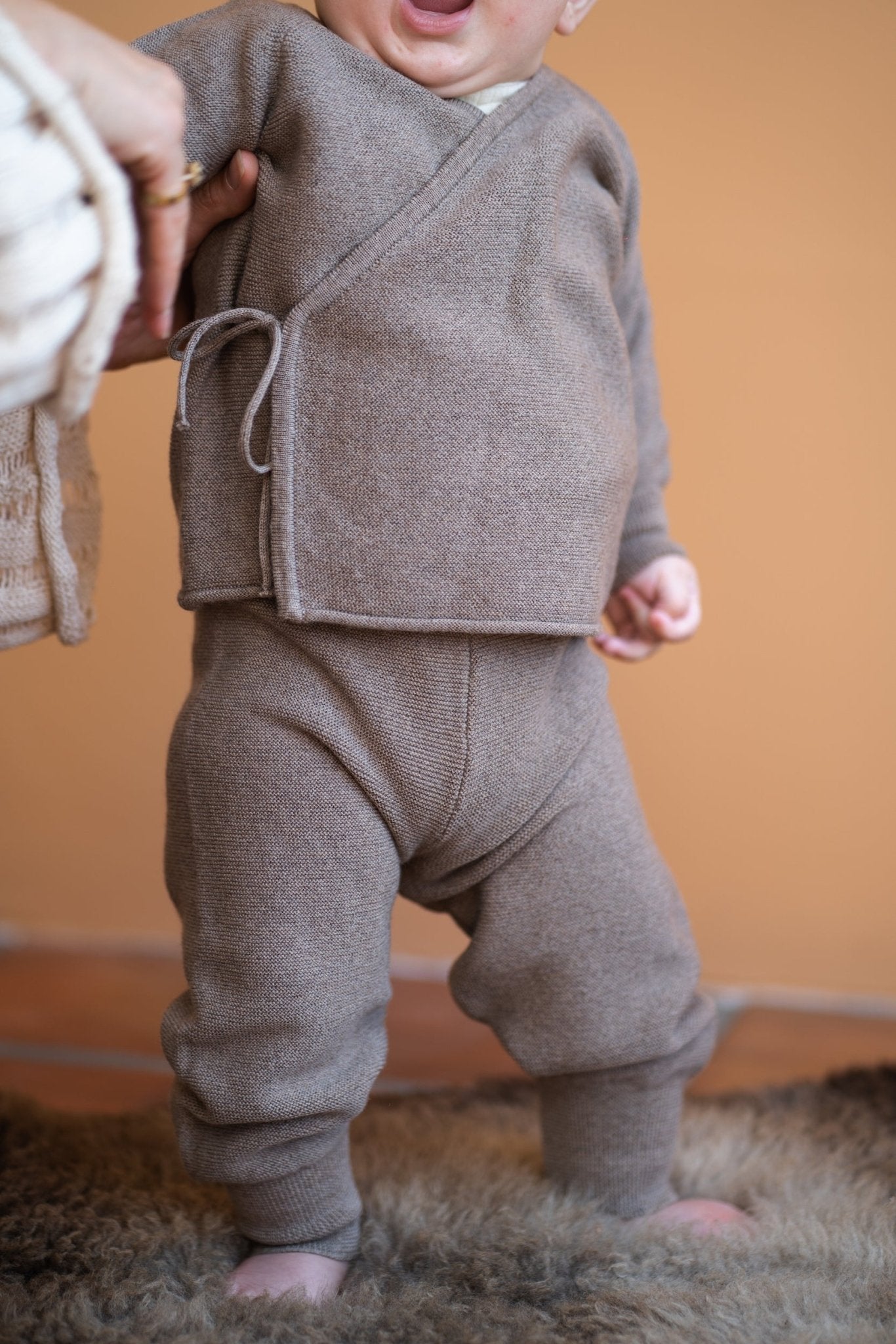 Feinstrick Baby Merino Set - Wollbebi