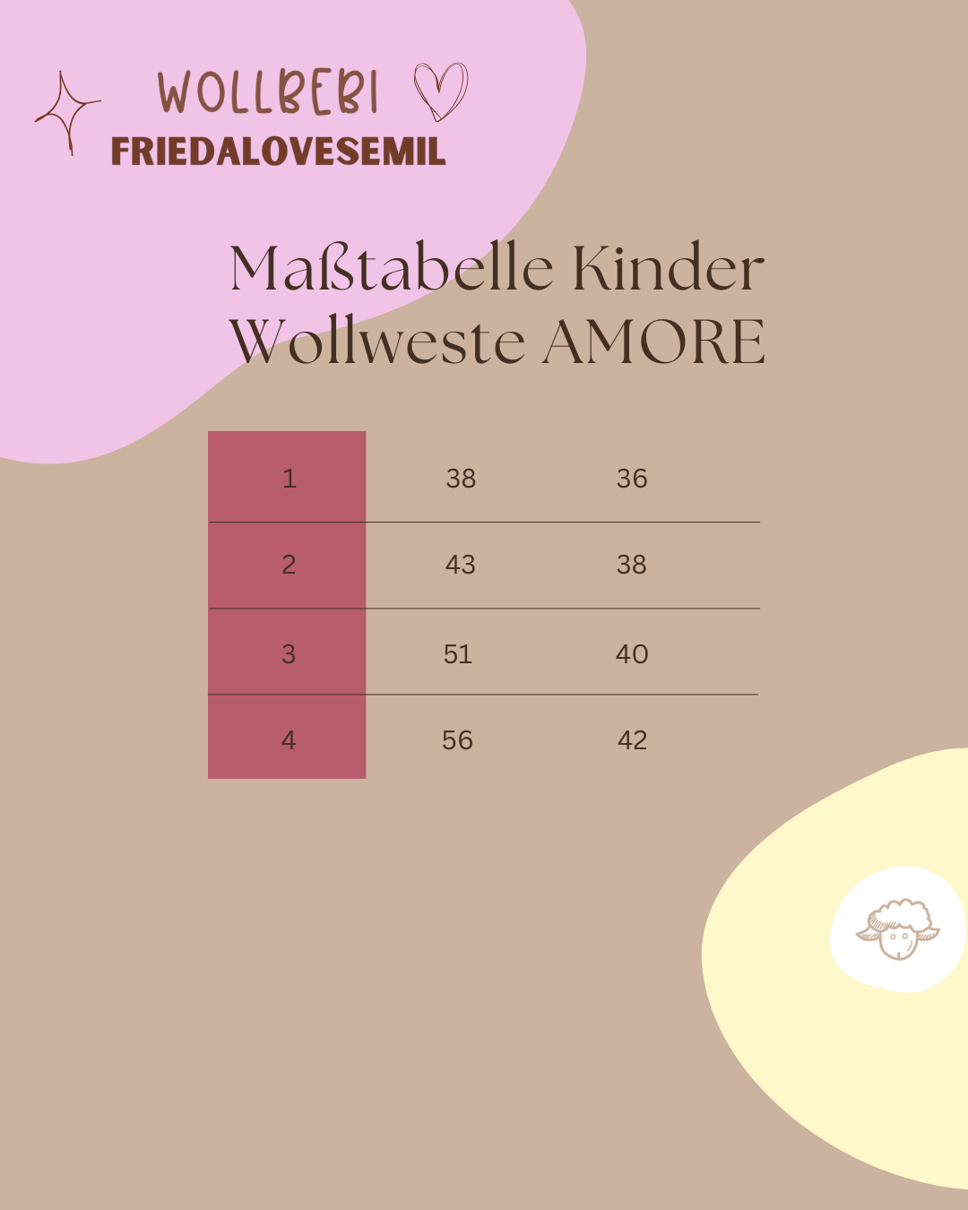 AMORE Wollweste Kids