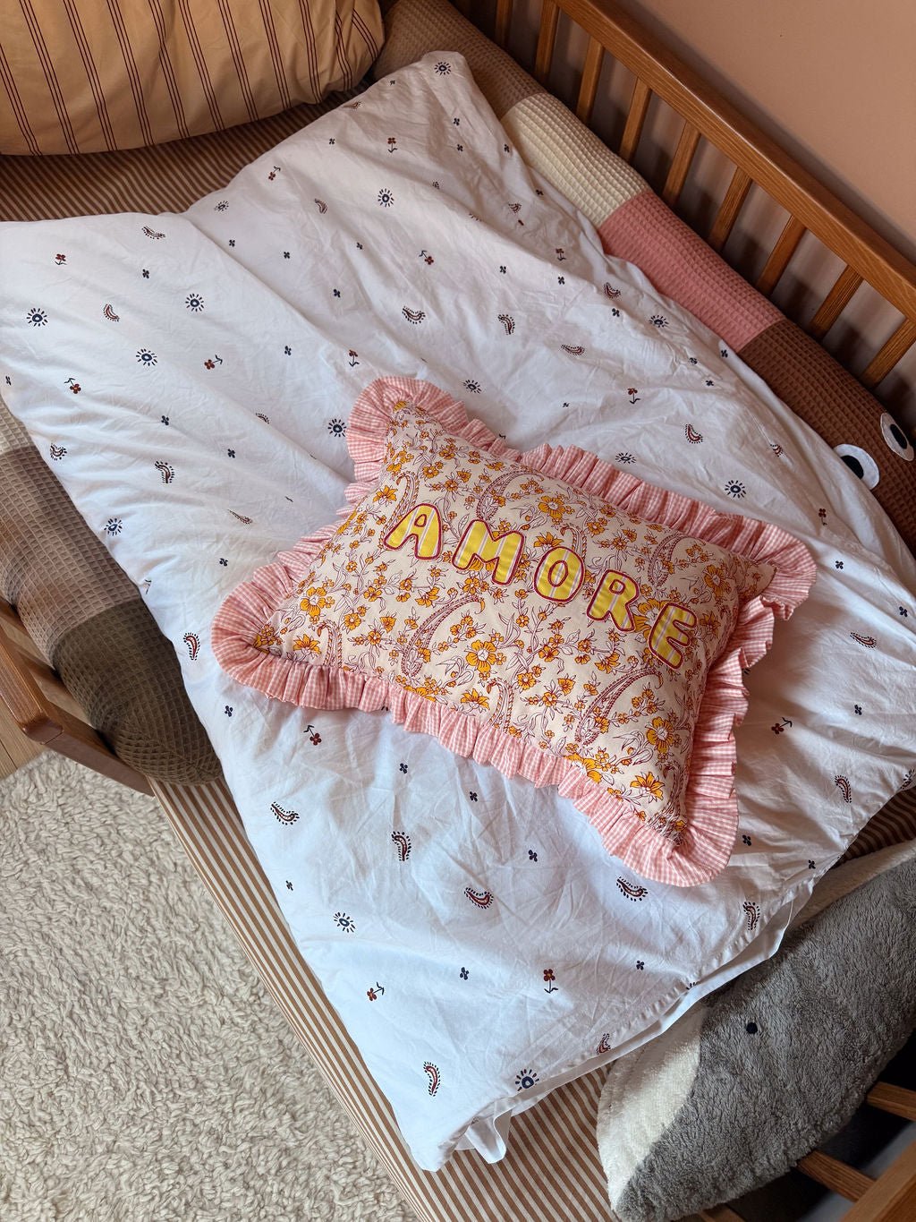 AMORE Kissen ♡ + Letter - Wollbebi