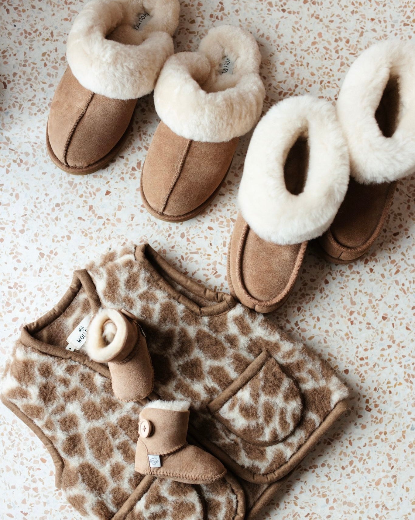 Baby Lammfellschuhe "Togo" - Wollbebi