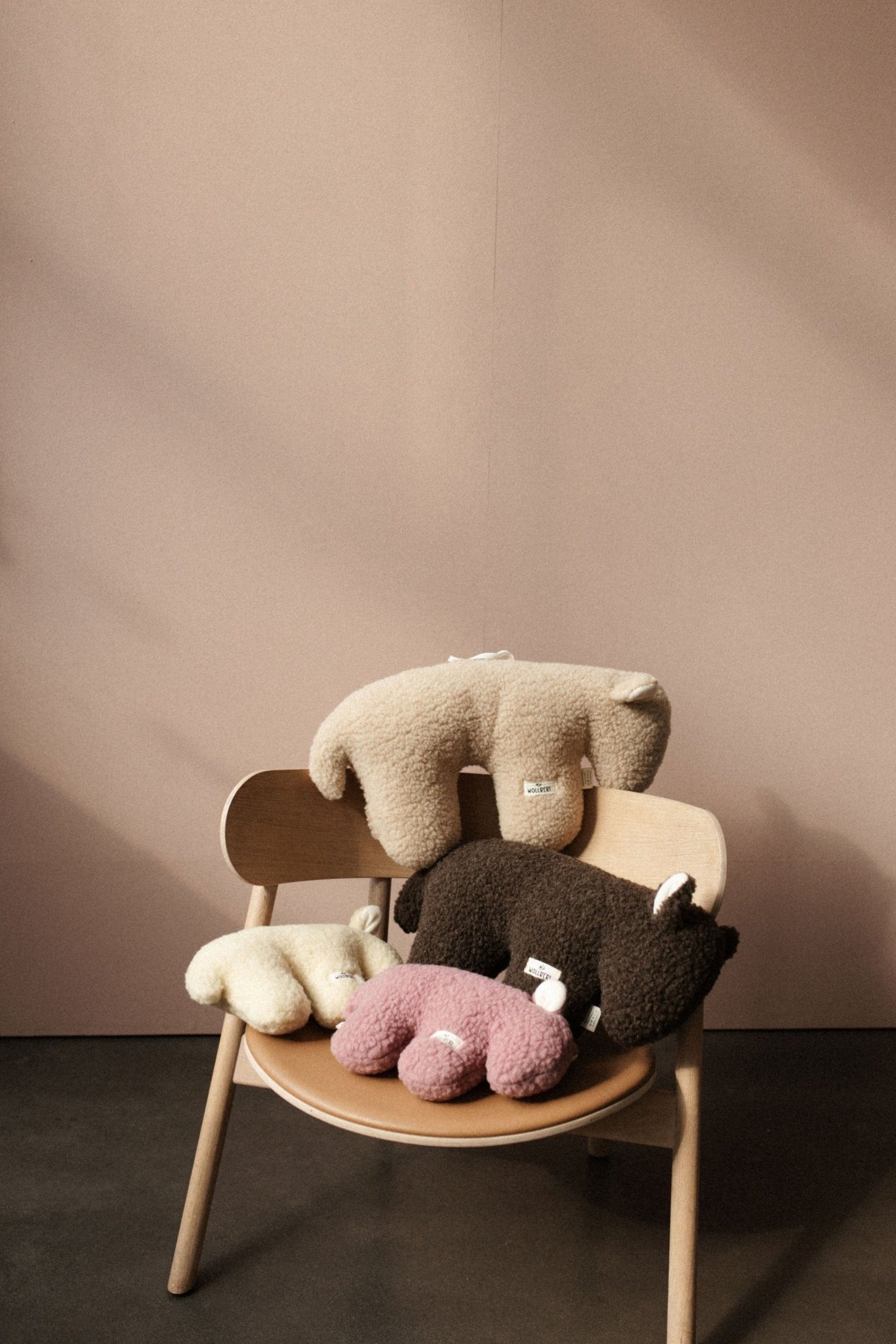 Kuschelkissen Schaf "Heidi" aus reiner Schurwolle - Wollbebi