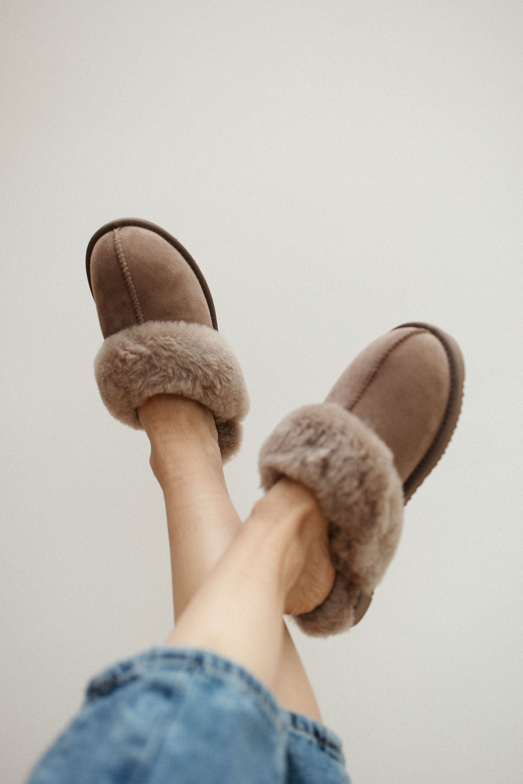 Lammfell Pantoffel "Nuna" - Wollbebi