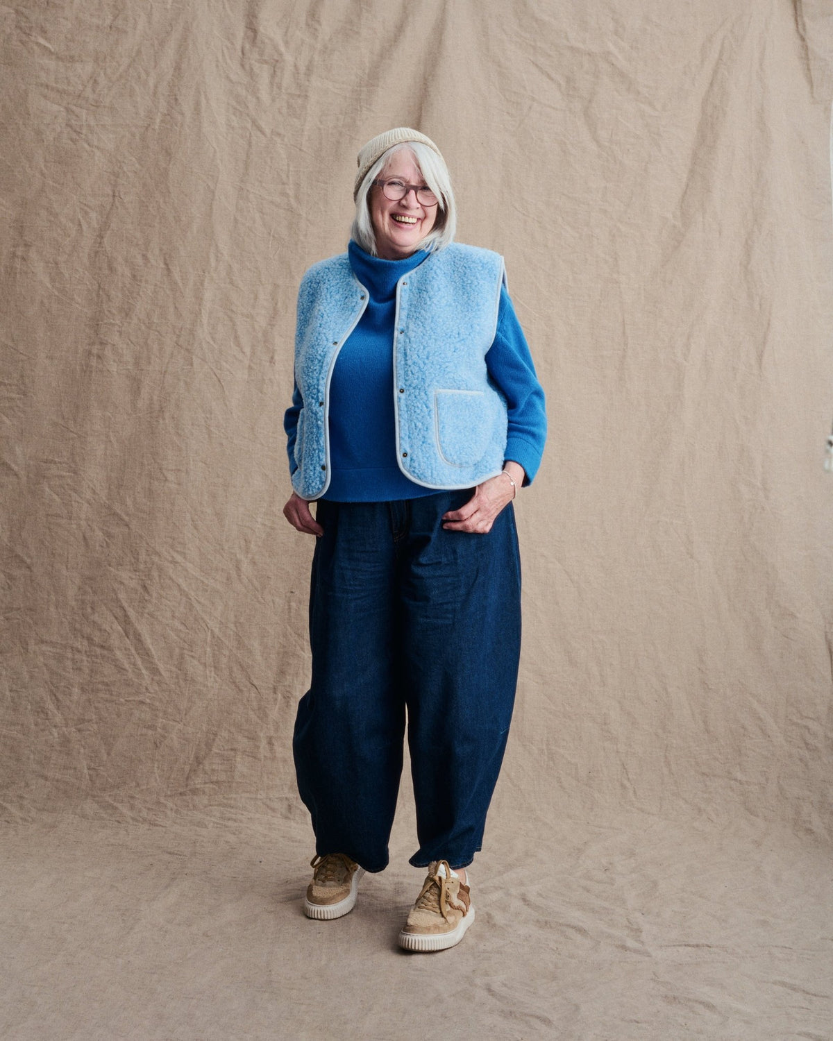 Wollweste "Dotti" für Damen - Wollbebi