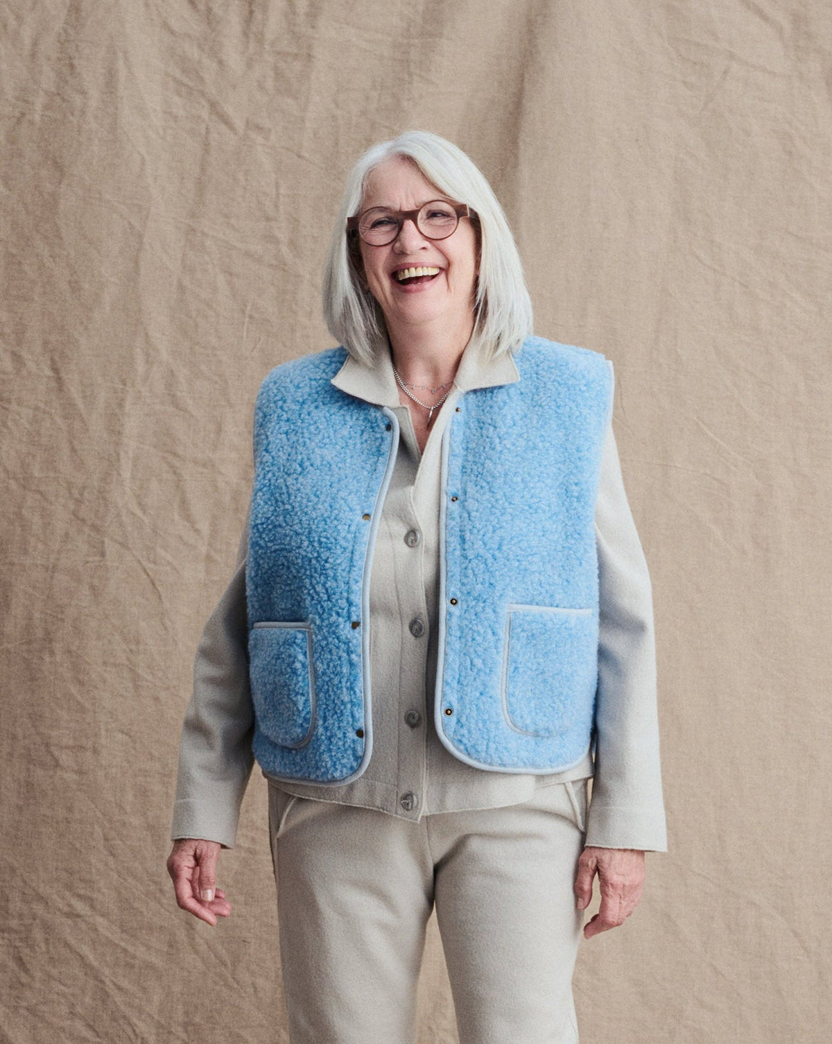 Wollweste "Dotti" für Damen - Wollbebi