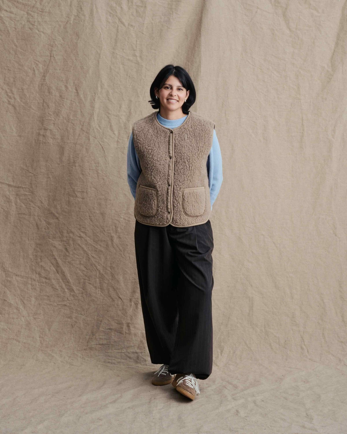 Wollweste "Dotti" für Damen - Wollbebi