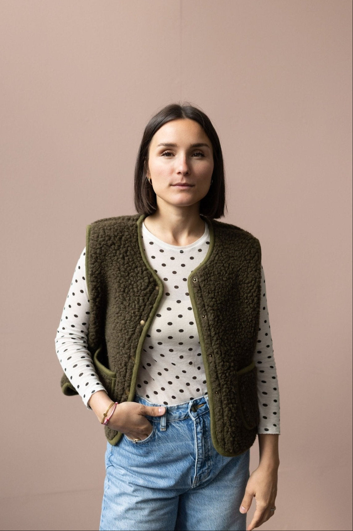Wollweste "Dotti" für Damen - Wollbebi