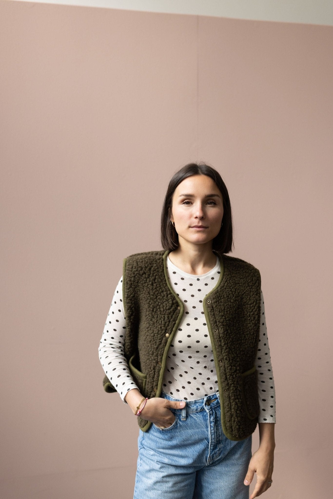 Wollweste "Dotti" für Damen - Wollbebi