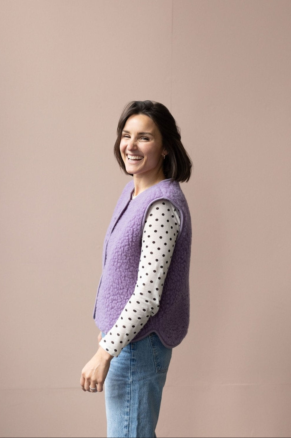 Wollweste "Dotti" für Damen - Wollbebi