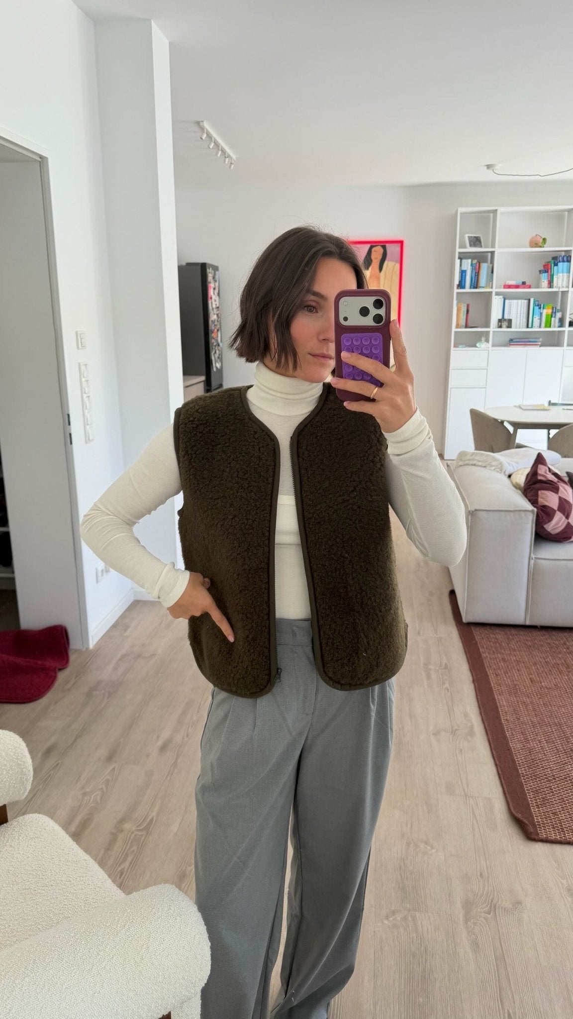 Wollweste "Romi" für Damen - Wollbebi