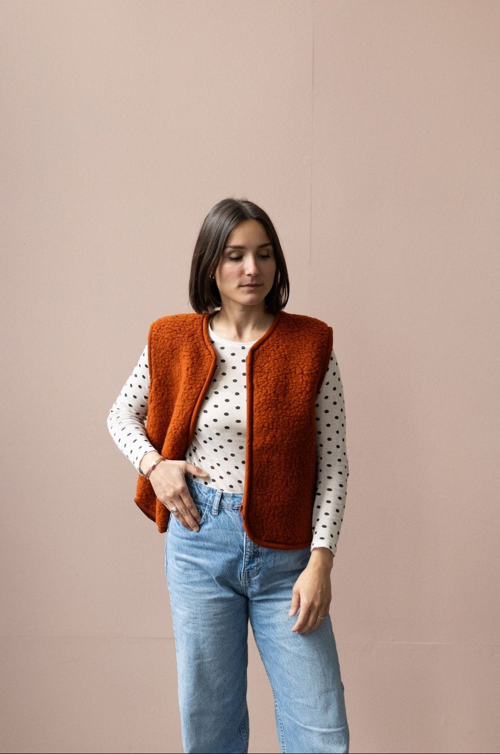 Wollweste "Romi" für Damen - Wollbebi