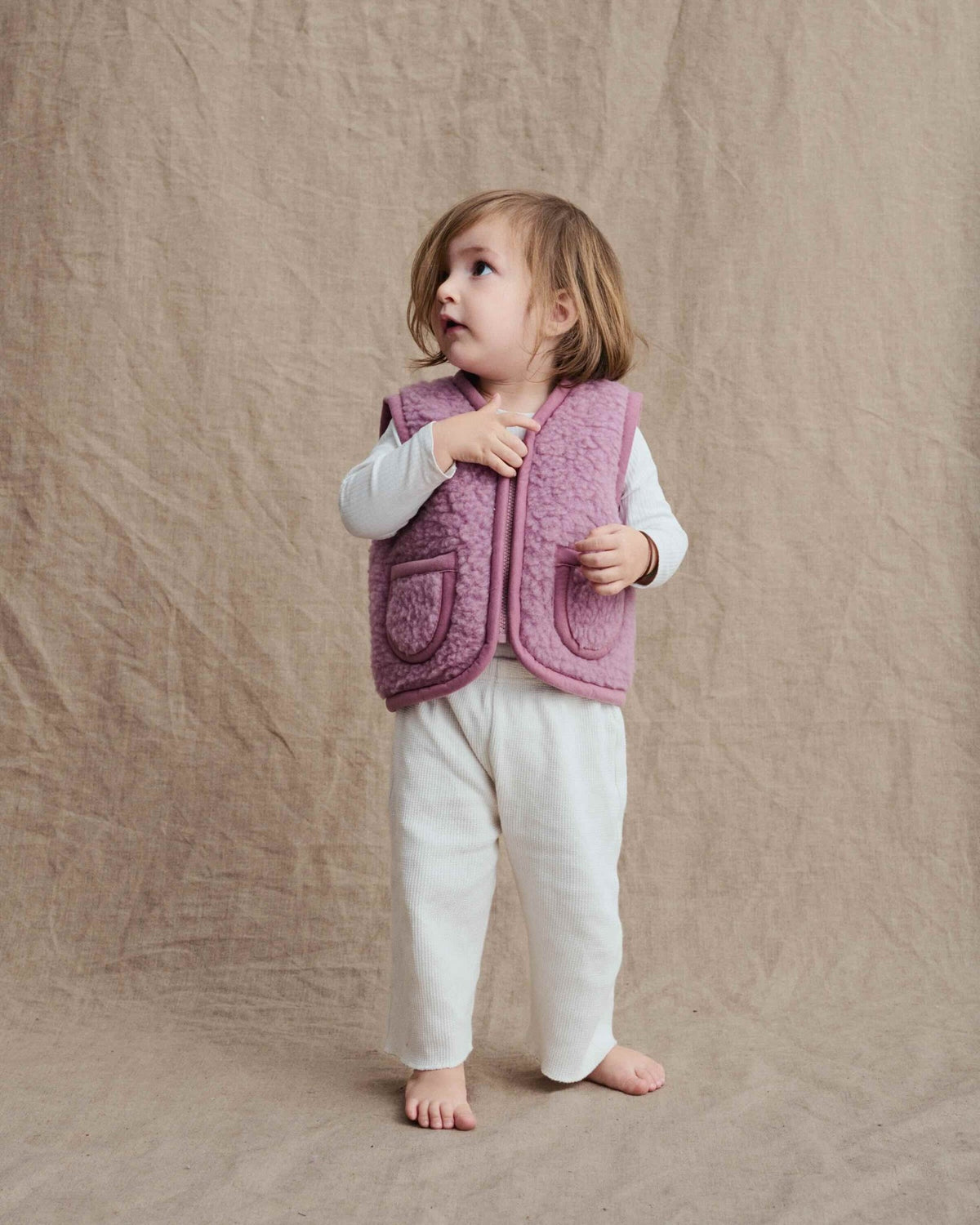 Wollweste "Teddy" für Kinder und Babys – B2B - Wollbebi