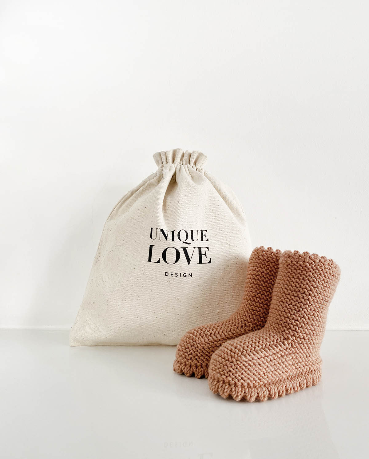Strickschuhe Unique Love - Wollbebi